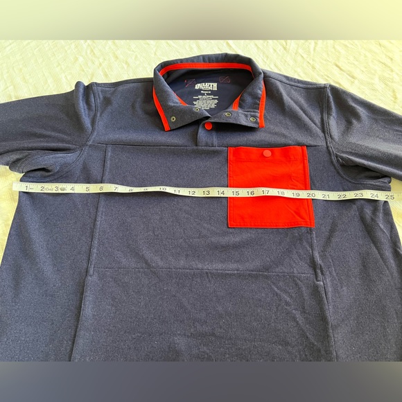 Duluth Trading Men's River Falls Snap Mock Pullover - Picture 5 of 7